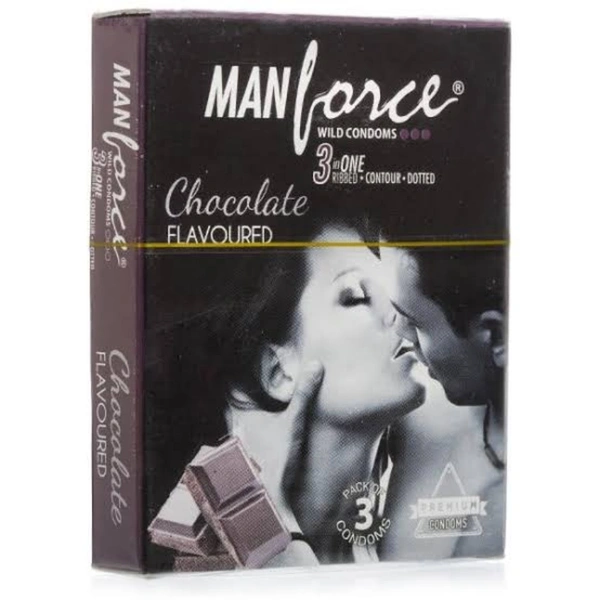 Mankind Manforce condom(3 Pack)  - Chocolate