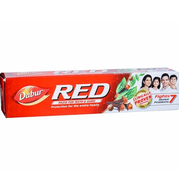 Dabur Red Toothpaste 100gm  - red, 100 gm