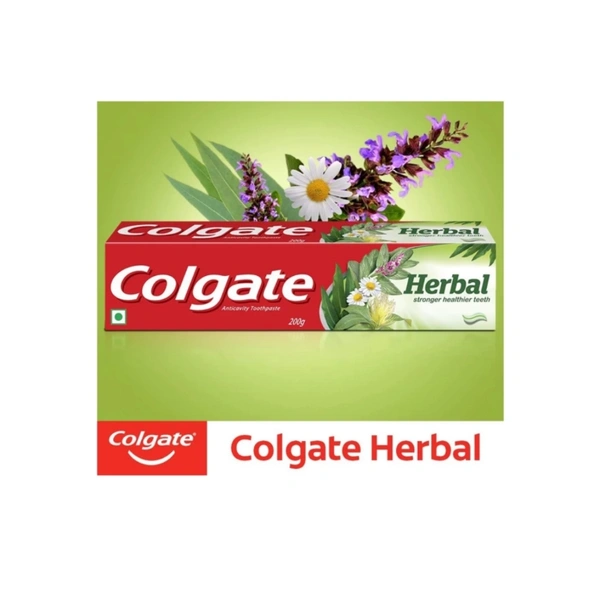 Hindustan Unilever Colgate Herbal Toothpaste 200gm  - 200gm, Herbal