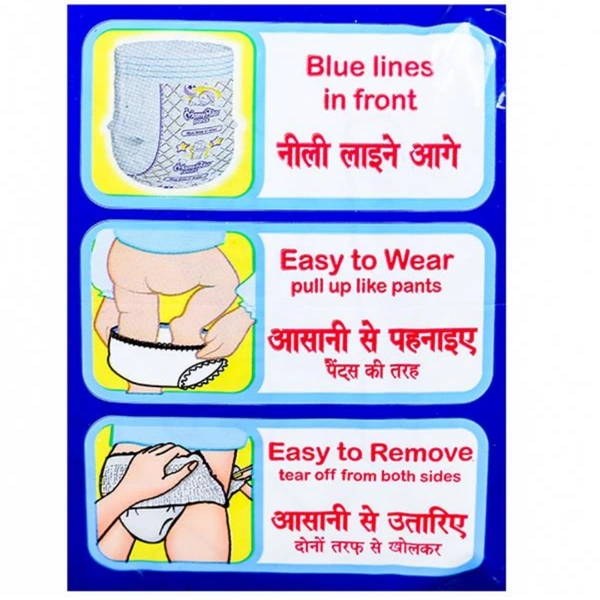Unicharm Mamypoko Pants Standard Dyper S (4 To 8kg) Pack Of 46 - S 46