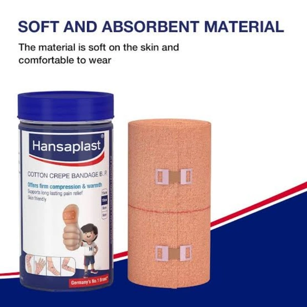 Handplast Cotton Crepe Bandage 10CM*4 M - 10 cm