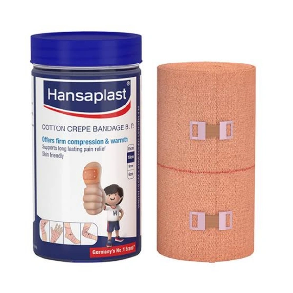 Handplast Cotton Crepe Bandage 10CM*4 M - 10 cm