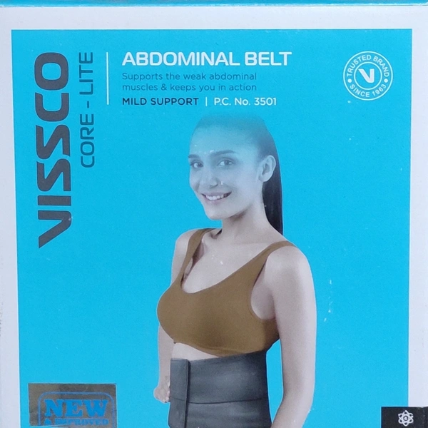 Vissco Core Lite Abdominal Belt M Size  - grey, M
