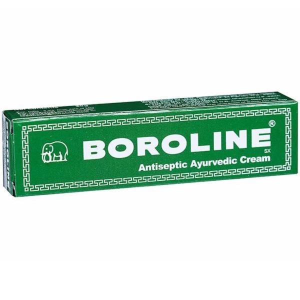 Boroline Antiseptic Ayurvedic Cream 20gm - white, 20 gm.