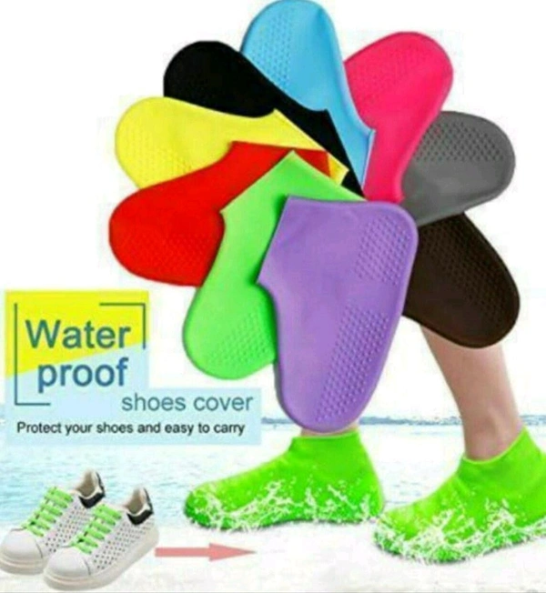 Waterproof 💦 Silicone Shoe cover Flexible and Stretchable - S