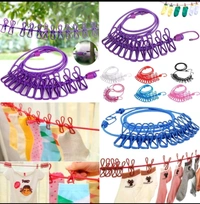 Elastic Cloth Rope (12 Clips)