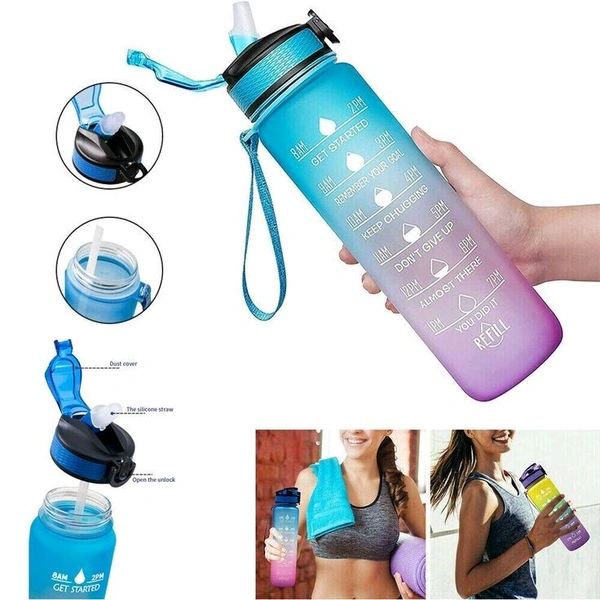 Rainbow Sipper Bottel 1L