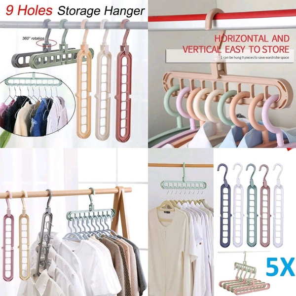 9 Hole Magic Cloth Hanger