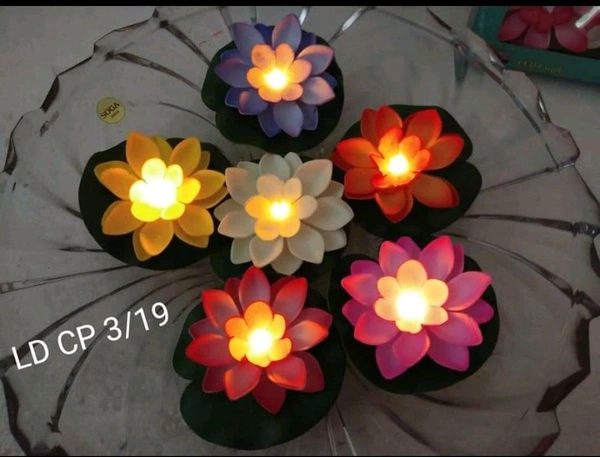 FLOATING  WATER  LOTUS  SENSOR Pack of 6 