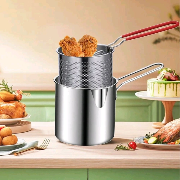 Stainless Steel Deep Fryer Pot 
