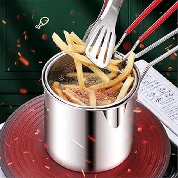 Stainless Steel Deep Fryer Pot 