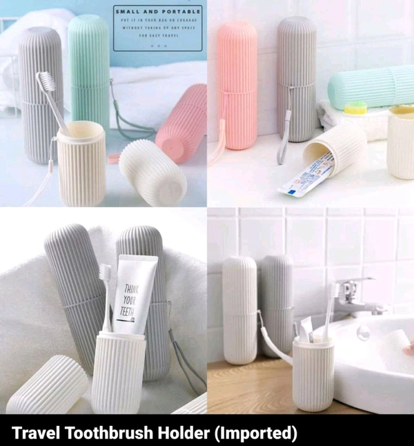 Travel Toothbrush Case Round