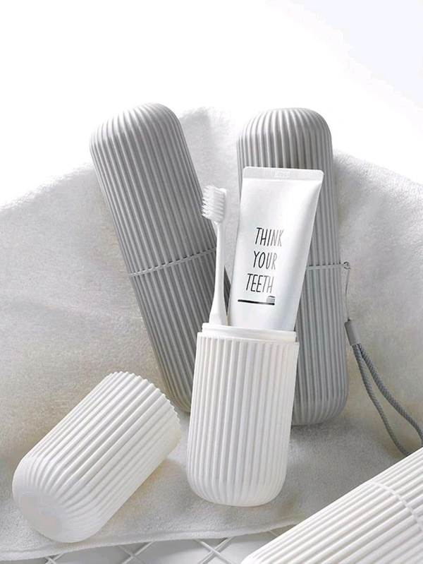 Travel Toothbrush Case Round