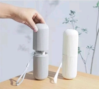 Travel Toothbrush Case Round