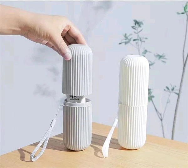 Travel Toothbrush Case Round