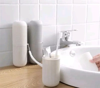 Travel Toothbrush Case Round