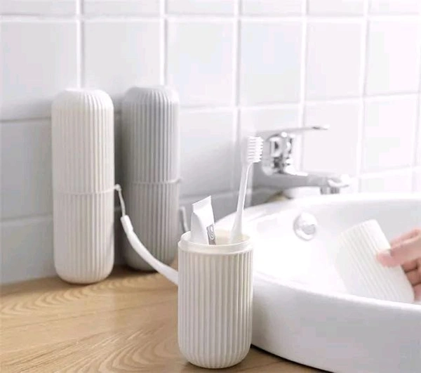 Travel Toothbrush Case Round