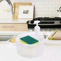 New 2 in1 Tub Liquid Soap Dispenser