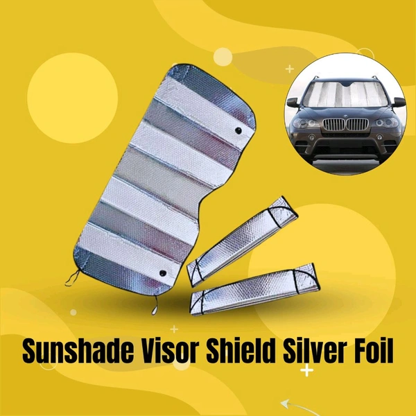 Sunshade Visor Shield Silver Foil