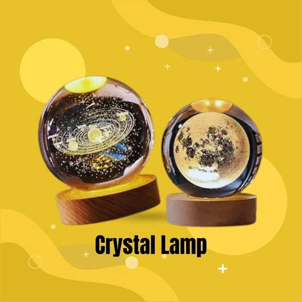 Crystal Ball Lamp Large