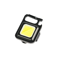 COB Keychain Rechargeable Light - Black
