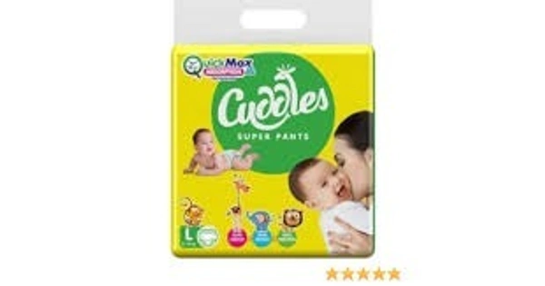 Cuddles - Super Pants Pant Style Diaper (62 Pieces) - L