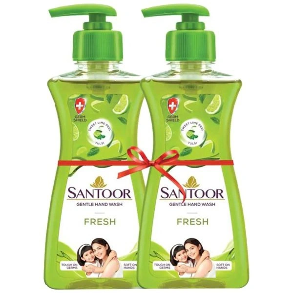 SANTOOR GENTLE HAND WASH FRESH BUY 1 GET 1 FREE