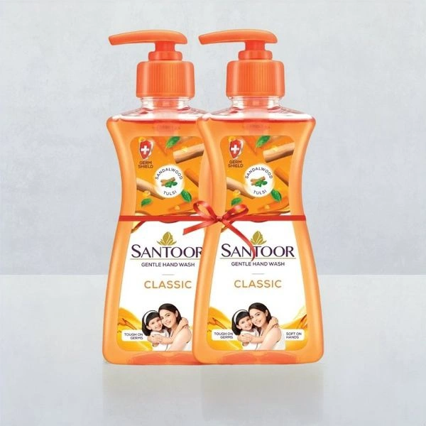 SANTOOR GENTLE HAND WASH CLASSIC BUY 1 GET 1 FREE