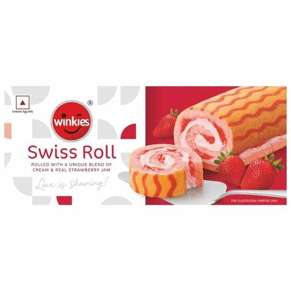 WINKIES SWISS ROLL CREAM ST
