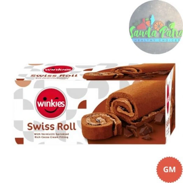 WINKIES SWISS ROLL SINGAL CHOCO