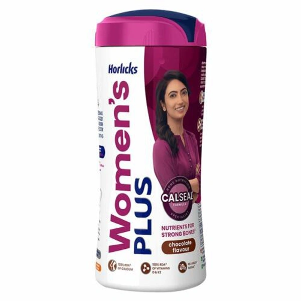 WOMEN HORLICKS PLUS CHOCOLATE JAR