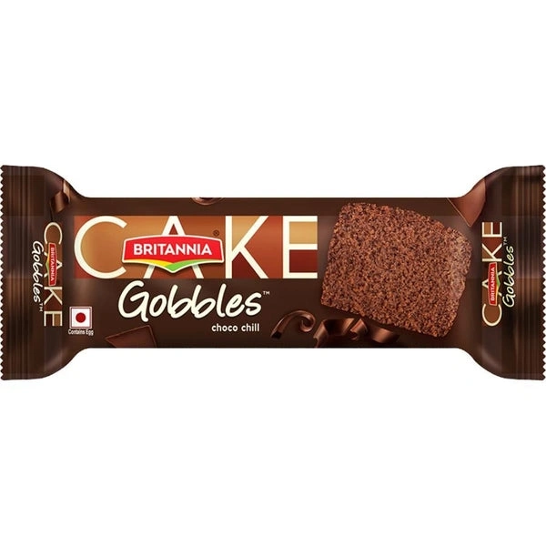 BRITANNIA GOBBLES CAKE CHOCOLATE 