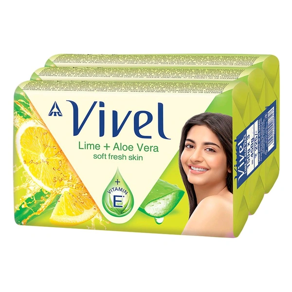 VIVEL LIME + ALOE VERA SOAP