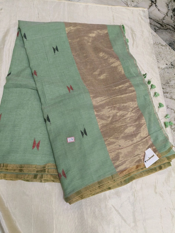 mercherased cotton - Snowy Mint