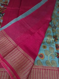 Pure Chanderi Digital  - Black 17