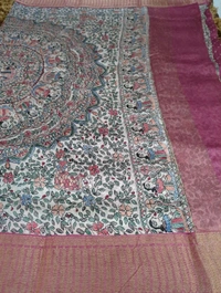 Pure Chanderi Digital  - Black 18