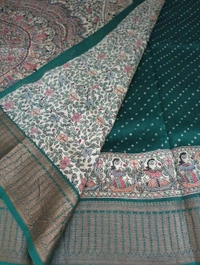 Pure Chanderi Digital  - Black 19