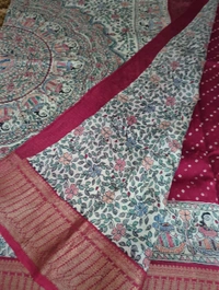 Pure Chanderi Digital  - Black 20