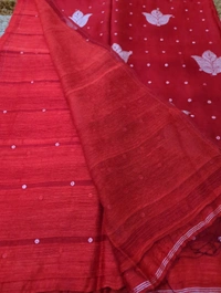 Pure Matka Muslin - Red