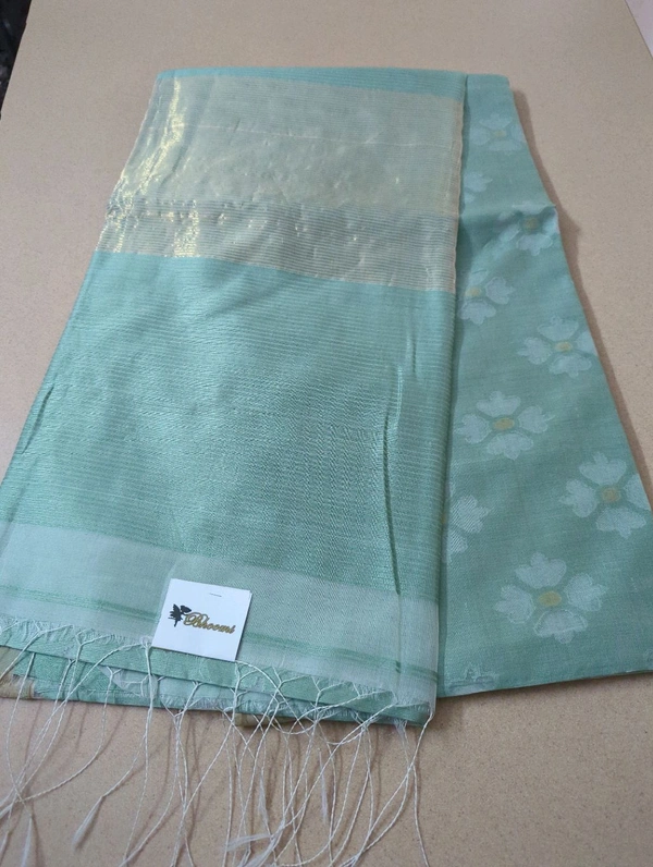 Pure Resham Muslin - Jungle Mist