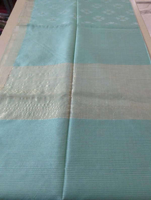 Pure Resham Muslin - Jungle Mist