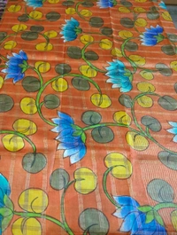 Pure Handloom Tusser  - Green