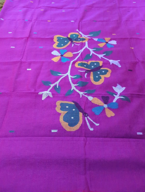Pure Cotton Jamdhani Suit - pink 16