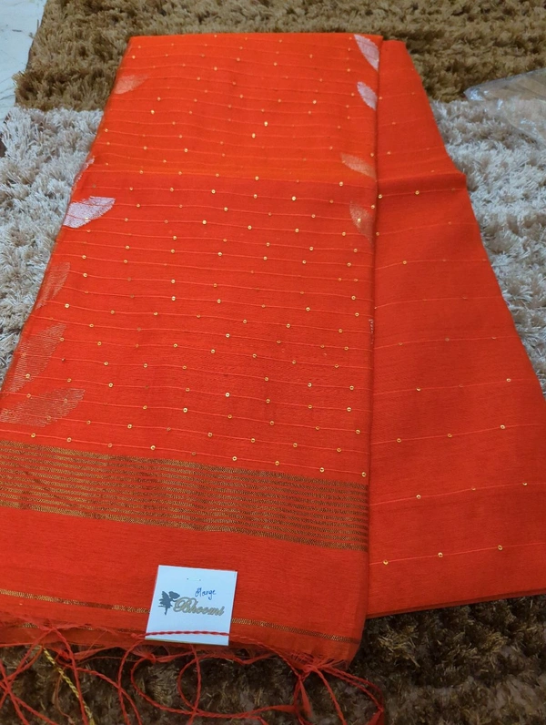 Matka Sequence Jamdhani - orange