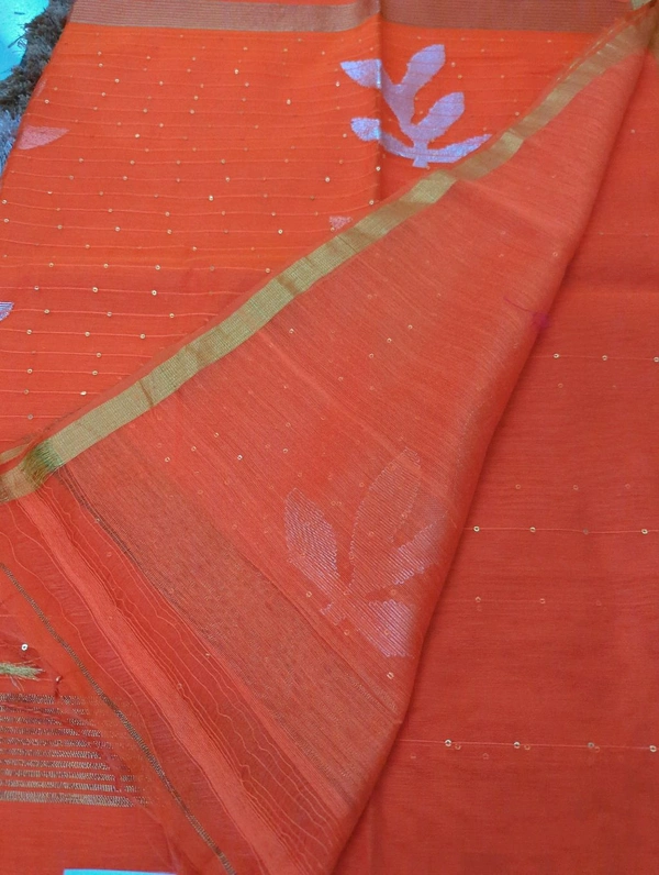 Matka Sequence Jamdhani - orange