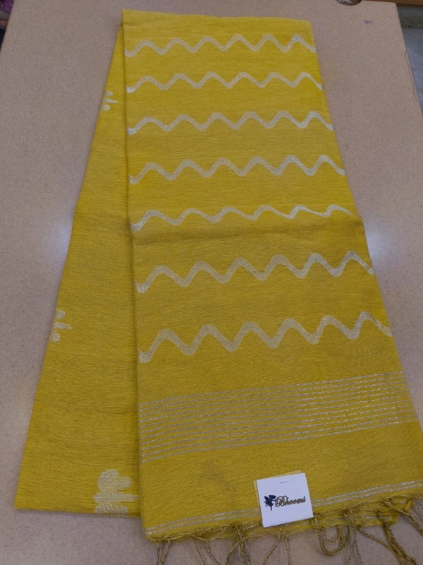 Tissue Lenin Weaving  - Yellow