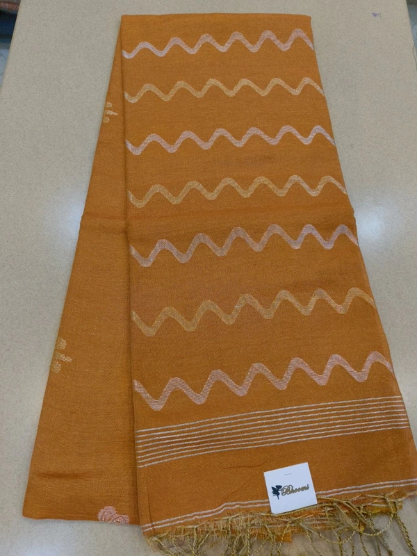 Tissue Lenin Weaving  - orenge