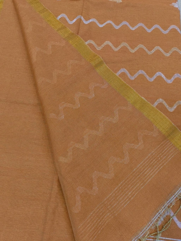 Tissue Lenin Weaving  - orenge