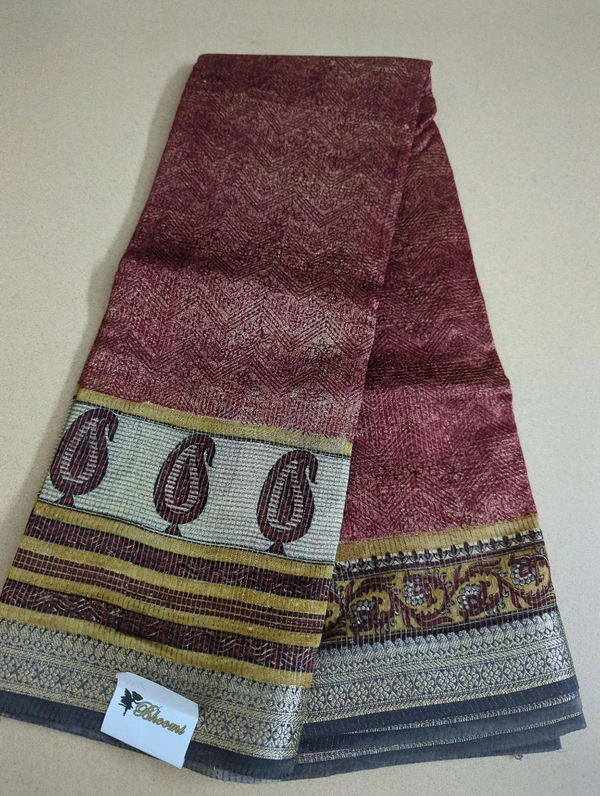 Pure Chanderi Checks - red