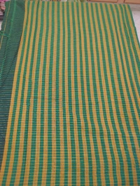 Pure Handloom Narayanapet Cotton - green 1